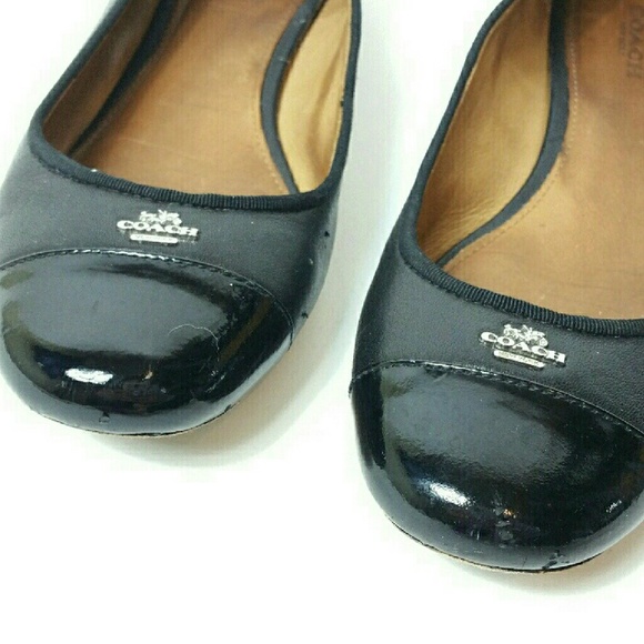 Coach Chelsea patent leather cap toe flat size 8 - Picture 5 of 8